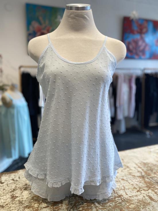  Salua Lingerie 캐미솔 살루아 란제리 스위스 도트  & 쇼츠 블루/핑크