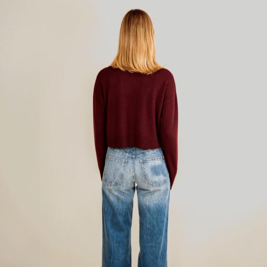  사블린 터틀넥 세이블 캐시미어  스웨터 - SABLYN