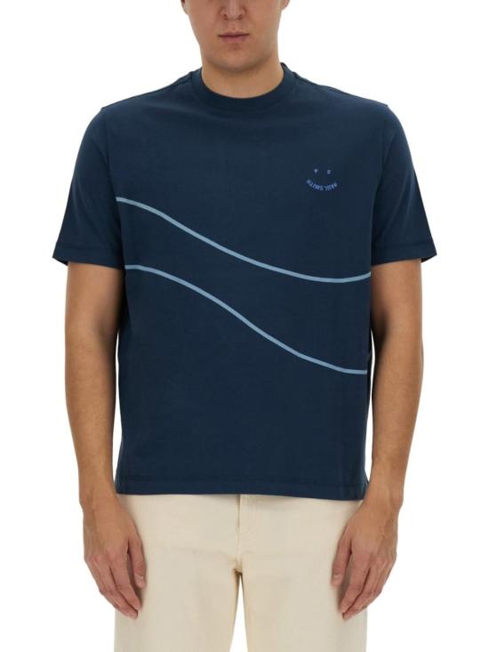  폴 스미스 반팔 티셔츠 PS 바이  프린트 티셔츠 멀티컬러 - PAUL SMITH