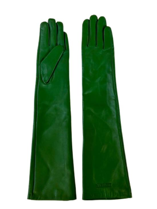  마가렛 장갑 레더 오페라 글러브 보틀 그린 - MARGARET