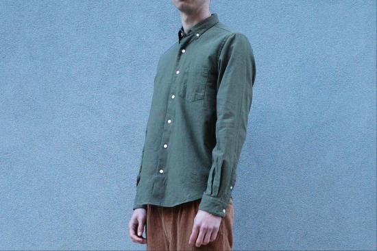  Steven Alan 긴팔 셔츠 스티븐 앨런 싱글 니들  포레스트 - STEVEN ALAN