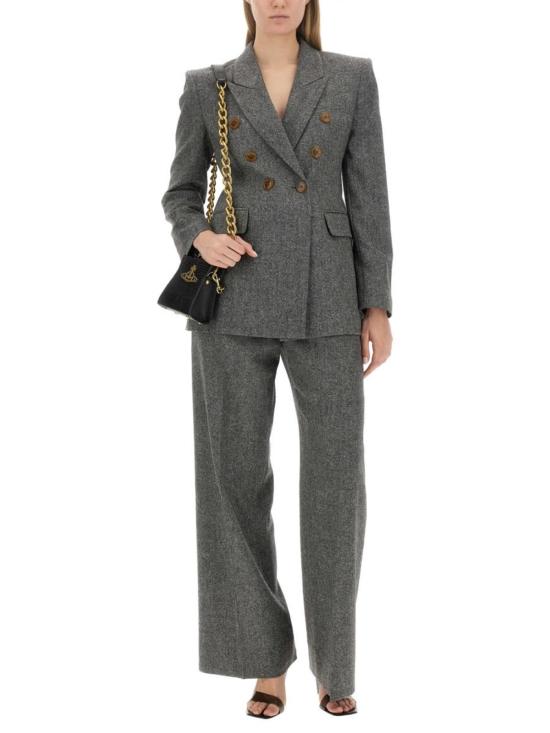  비비안웨스트우드 스트레이트 팬츠 비비안 웨스트우드 로렌 팬츠 그레이 - VIVIENNE WESTWOOD