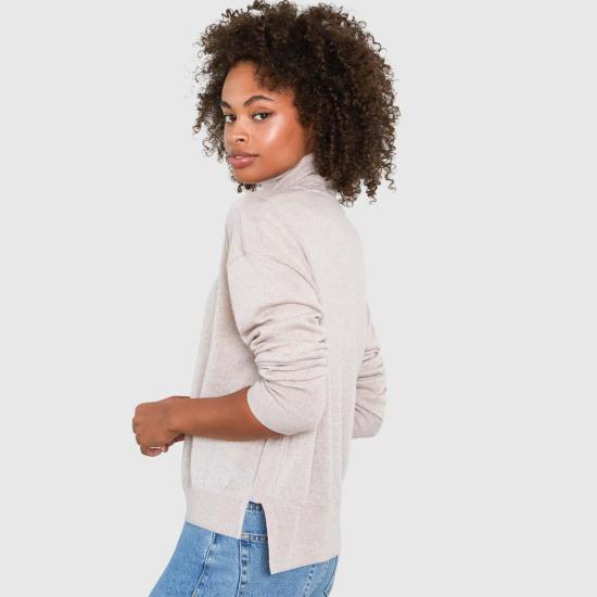  산티클레르 터틀넥 산티클러 아일린  릴렉스핏 메리노 울 스웨터 마르코나 - SANTICLER