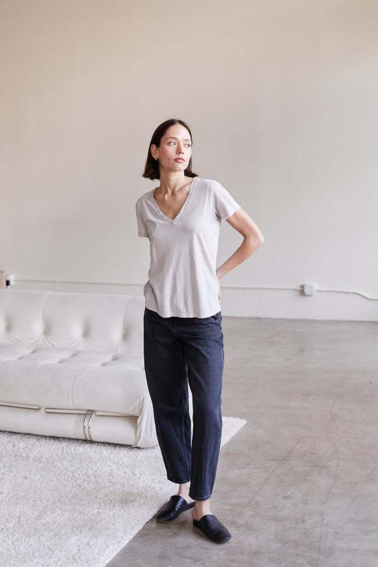  It Is Well L.A. 반팔 티셔츠 잇 이즈 웰 L.A. 에브리데이 브이넥 티셔츠 - OTHER BRANDS