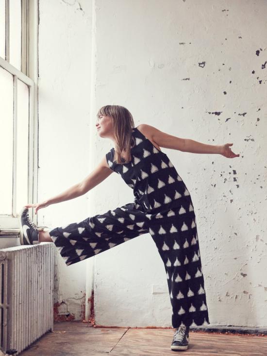  에이치 프레드릭손 점프수트 H. 프레드릭손 이캇  블랙/크림 - H FREDRIKSSON