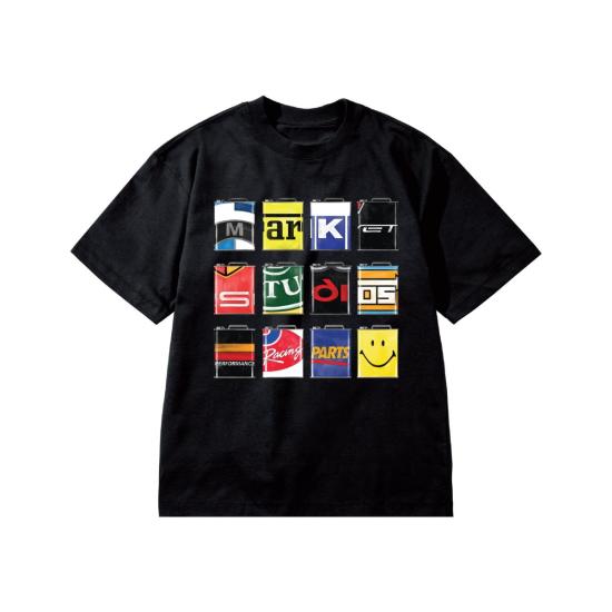  마켓 반팔 티셔츠 스마일리 오일 캔 티셔츠