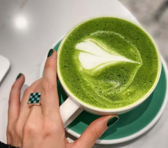  타린 토마스 반지 바베신트 사무엘 미니 링 말라카이트/자개