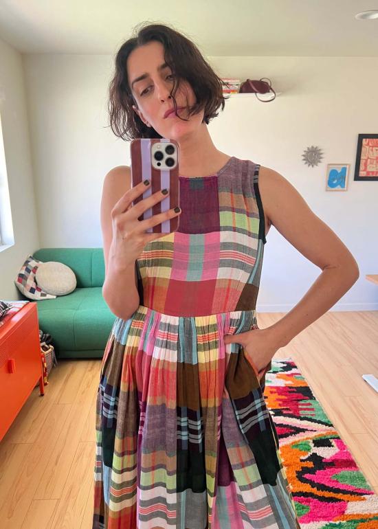  에이스 앤 지그 롱 원피스 에이스앤지그 엘라니 드레스 - ACE & JIG