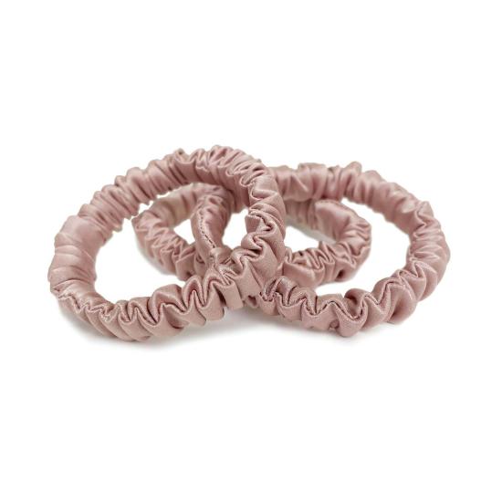  크리스텔 바라자 헤어 액세서리 로즈 실크 헤어 타이 - KRYSTELL BARRAZA