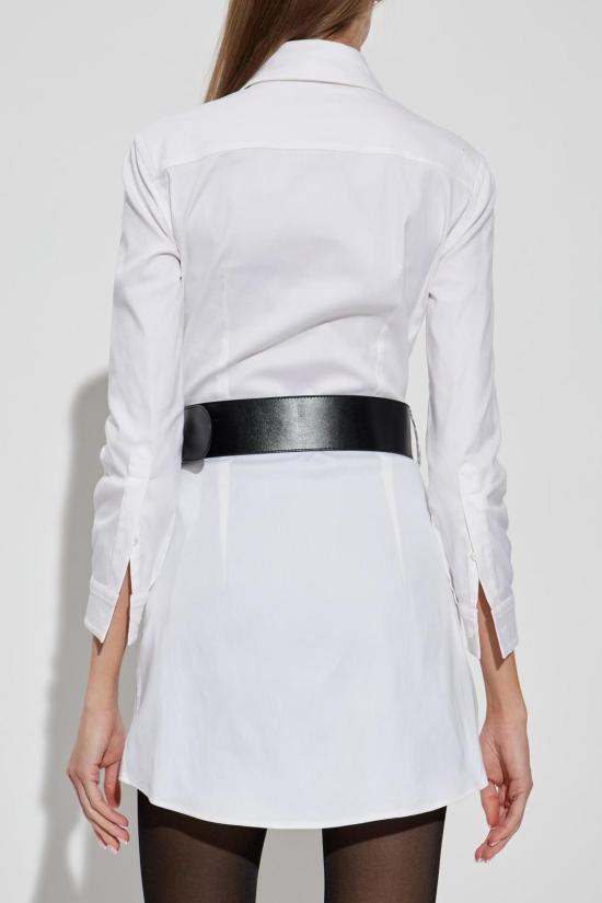  발렌시아가 미디 원피스 벨트가 있는  드레스 - BALENCIAGA