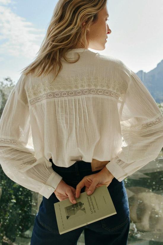  Indi & Cold 블라우스 인디 & 콜드 에스닉 자수 셔츠 - OTHER BRANDS