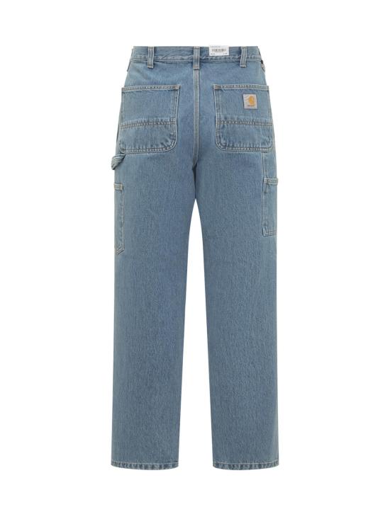  칼하트 데님 팬츠 카하트 와이드 레그 진 블루 스톤 - CARHARTT