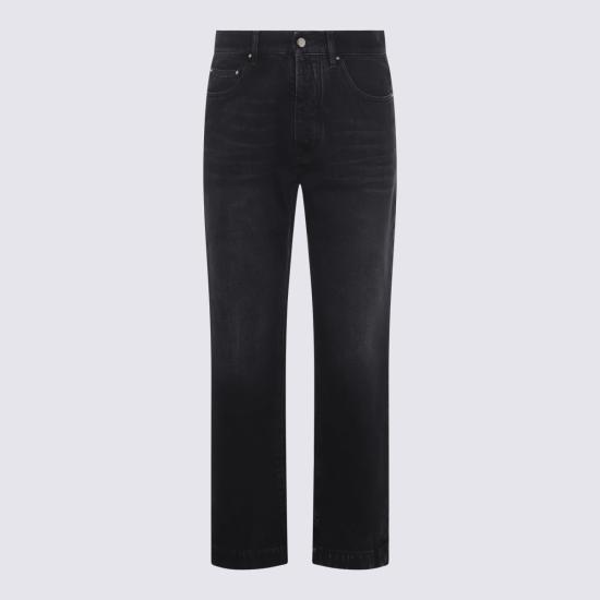  아미리 데님 팬츠 블랙 코튼 진