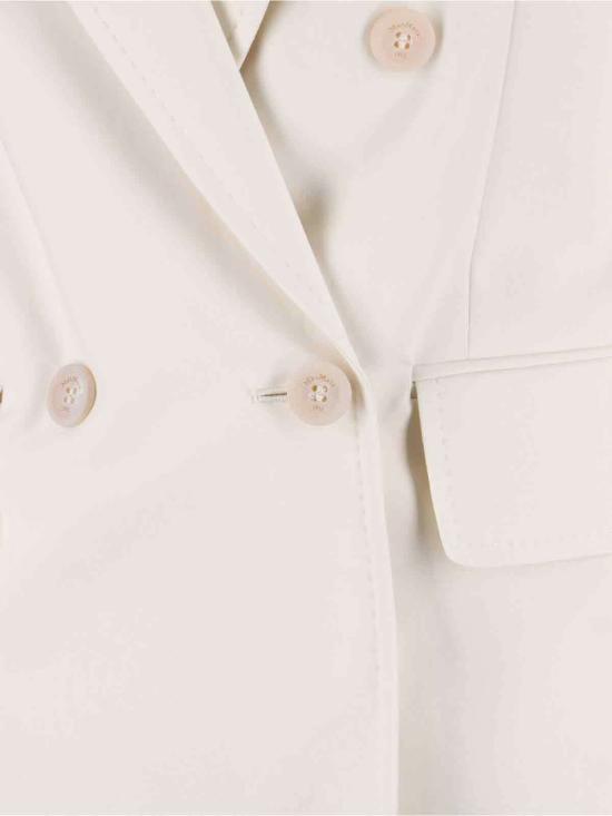  막스마라 수트 자켓 막스 마라 올림피아 더블 브레스티드 블레이저 화이트 - MAX MARA