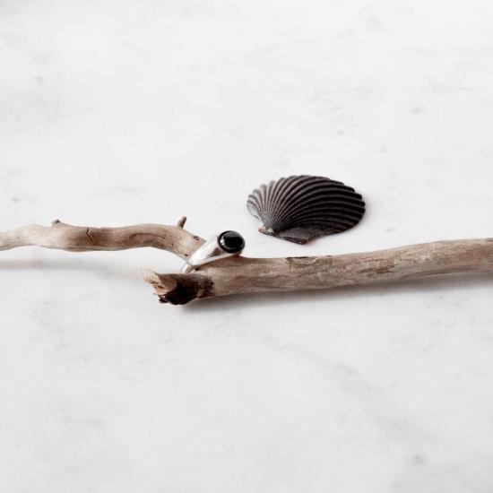  타린 토마스 반지 아티 링 실버/헤마타이트 - TARIN THOMAS