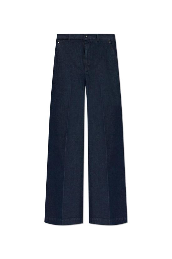  몽클레어 데님 팬츠 스트레이트 컷 진