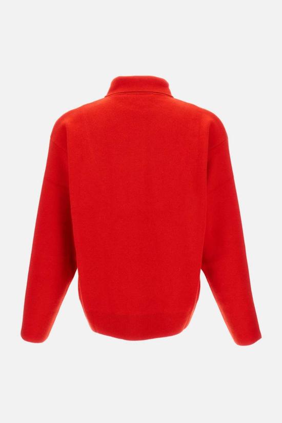  자크뮈스 스웨터 Jacquemus Polo La Maille Vareuse Pallone  레드 - JACQUEMUS