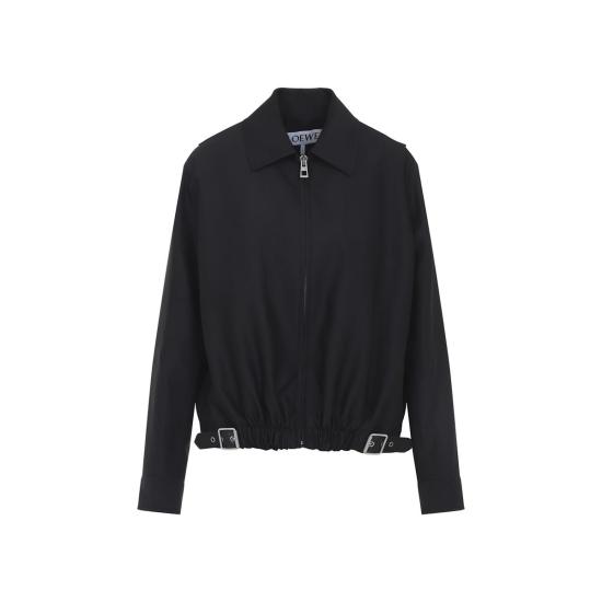  로에베 자켓 벨티드 재킷 블랙 - LOEWE