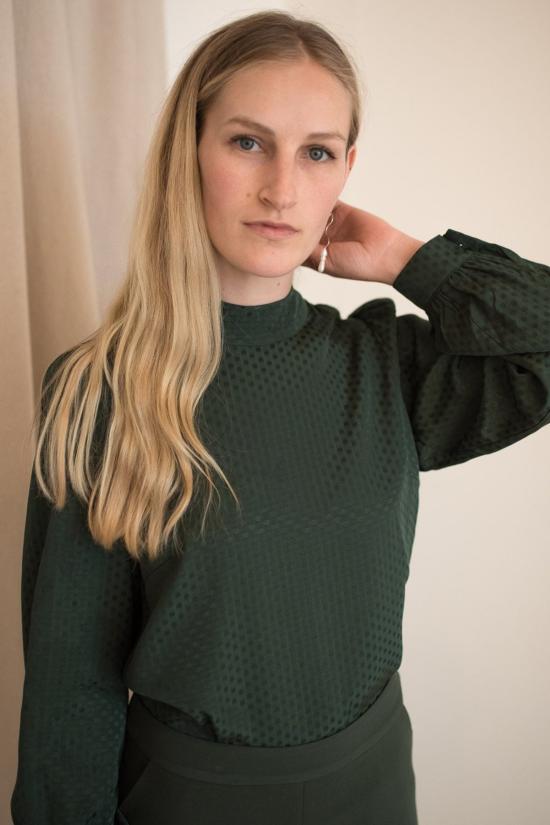  Just Female 블라우스 저스트 피메일 이브  다크 그린 - OTHER BRANDS