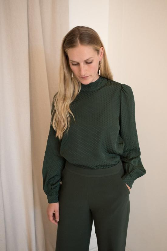  Just Female 블라우스 저스트 피메일 이브  다크 그린 - OTHER BRANDS