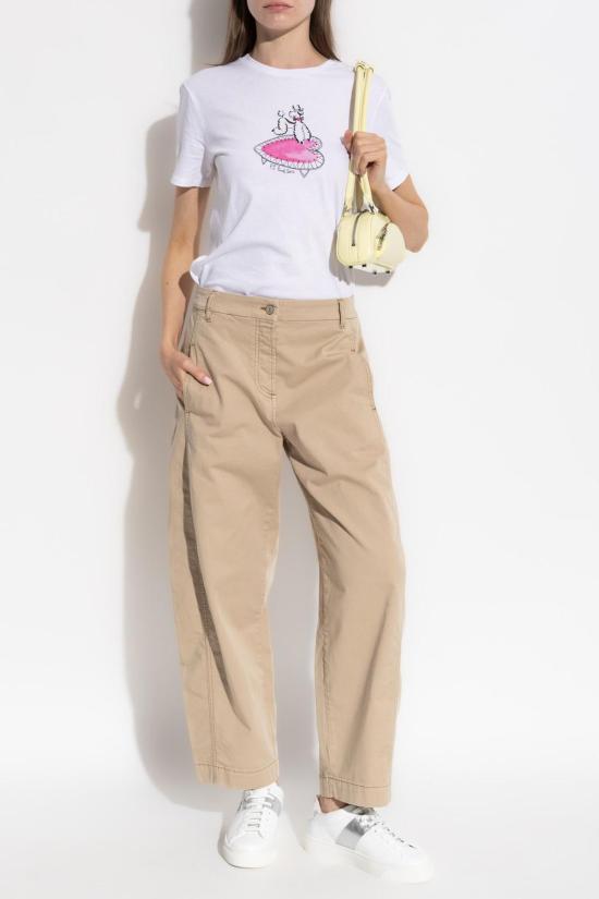  폴 스미스 반팔 티셔츠 PS  프린트 티셔츠 화이트 - PAUL SMITH