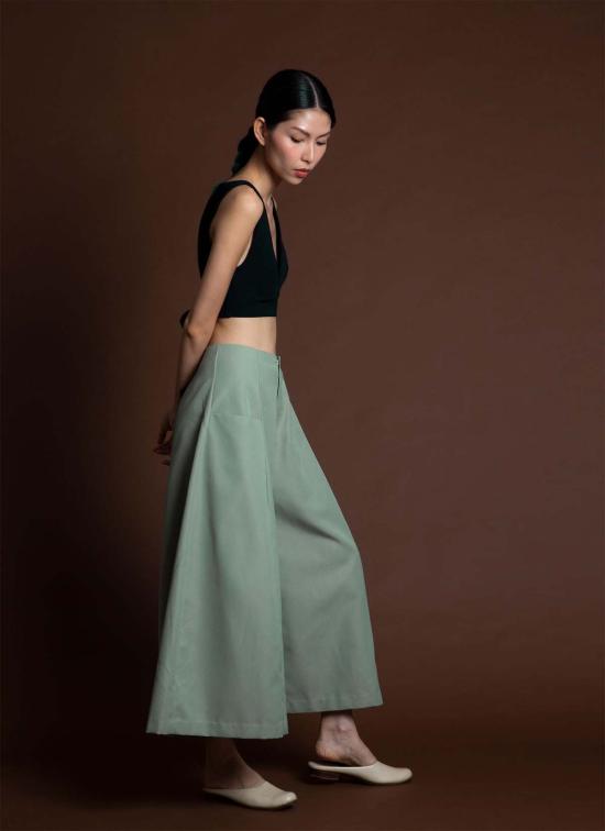  KAAREM 브라 Kaarem La Lan 렛 오픈백 탑 블랙 블루 - OTHER BRANDS