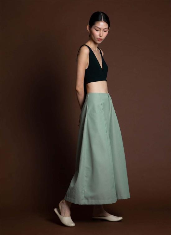  KAAREM 브라 Kaarem La Lan 렛 오픈백 탑 블랙 블루