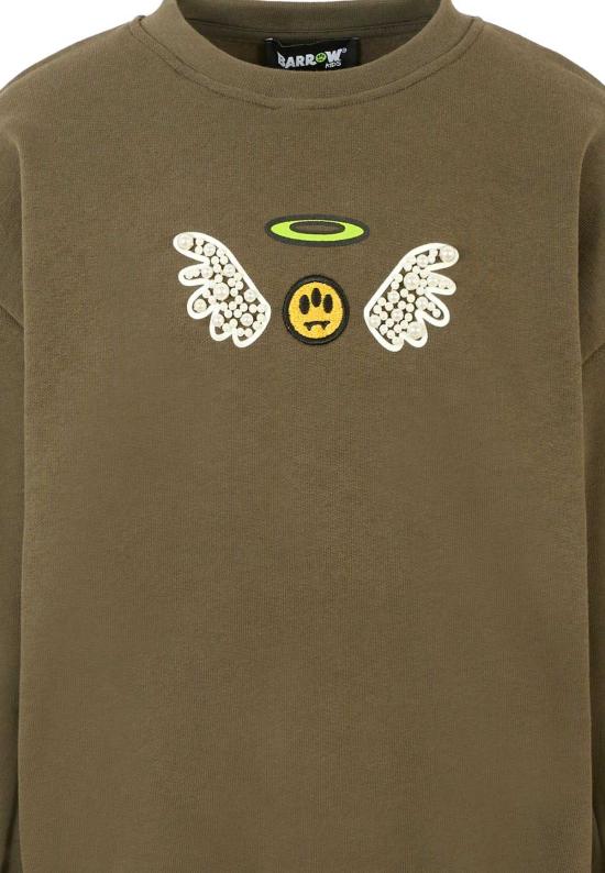  [키즈] 바로우 풀오버 어린이용 배로우 스웨트셔츠 (녹색) - BARROW