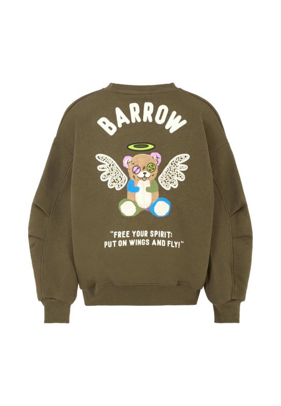  [키즈] 바로우 풀오버 어린이용 배로우 스웨트셔츠 (녹색) - BARROW