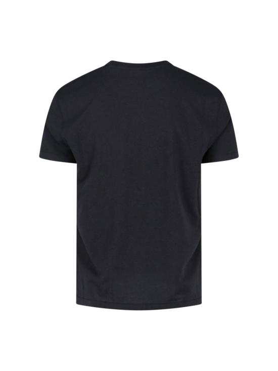  톰포드 반팔 티셔츠 톰 포드 크루넥 티셔츠 블랙 - TOMFORD