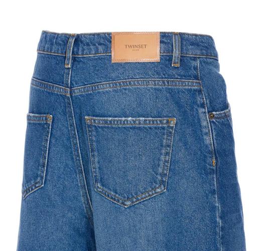  트윈셋 데님 팬츠 진 블루 - TWINSET