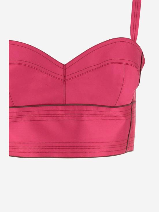  토리버치 민소매 티셔츠 실크  핑크 - TORY BURCH