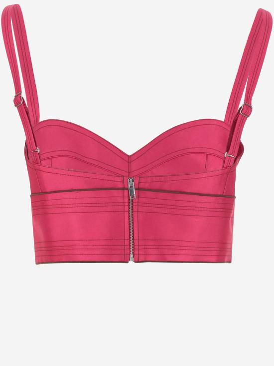  토리버치 민소매 티셔츠 실크  핑크 - TORY BURCH