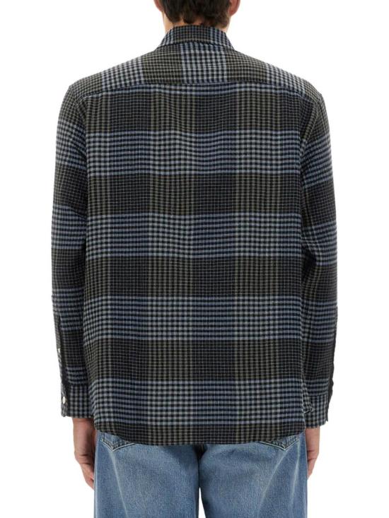  선플라워 긴팔 셔츠 스튜디오 셔츠 블루 - SUNFLOWER