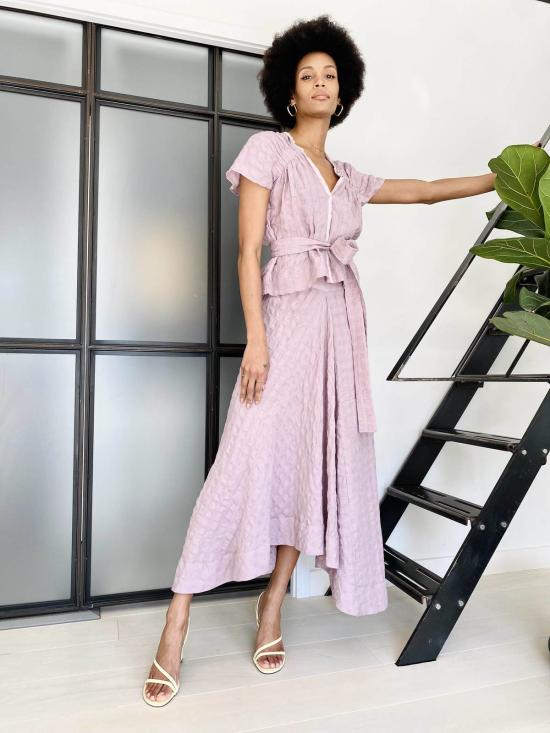  Yesaet 롱 스커트 예사엣 자자라 하이로우 스커트