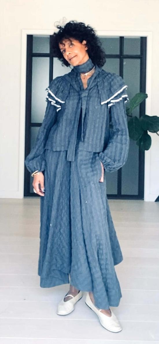  Yesaet 롱 스커트 예사엣 자자라 하이로우 스커트 - OTHER BRANDS