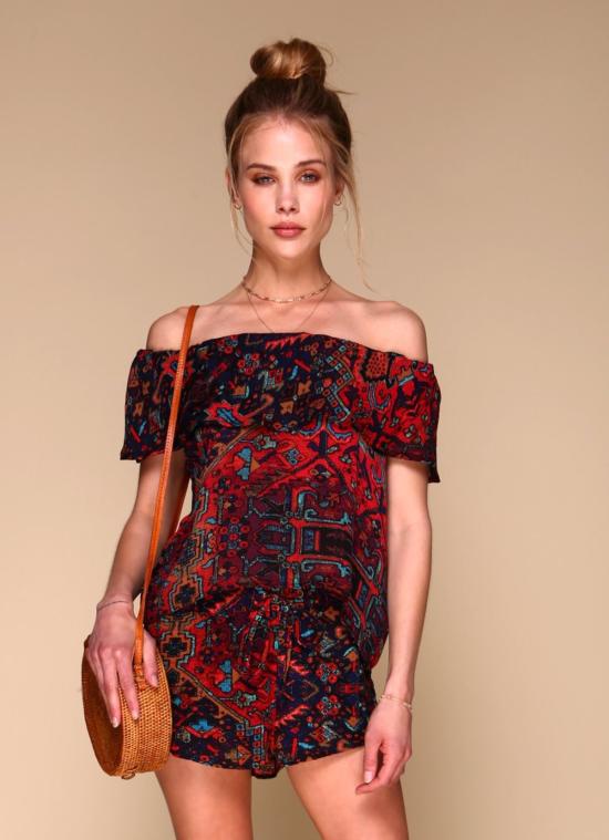  Merritt Charles 숏팬츠 메릿 찰스 마차도 반바지 보헤미안 프린트 - OTHER BRANDS