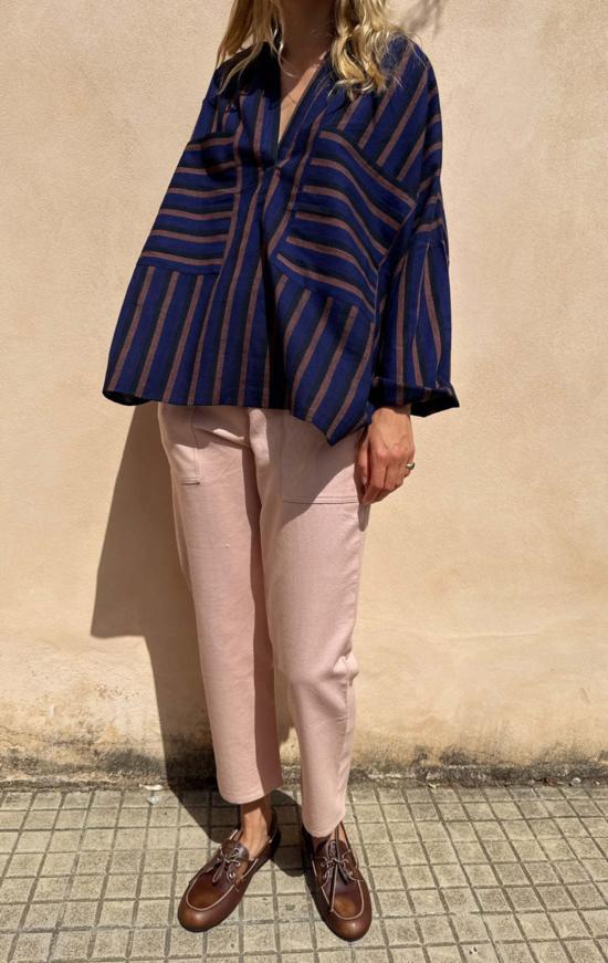  Two 긴팔 티셔츠 두 줄무늬 긴팔 셔츠 - OTHER BRANDS