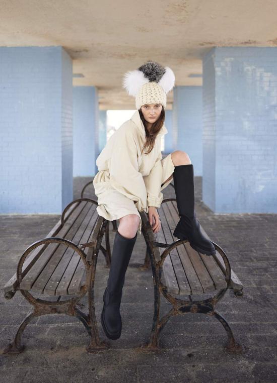  Mischa Lampert 모자 미샤 램퍼트 화이트 크라운 + 아크틱 그레이 | 실버 폭스 XL 폼스 - OTHER BRANDS