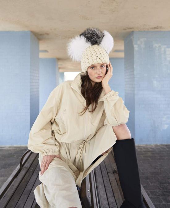  Mischa Lampert 모자 미샤 램퍼트 화이트 크라운 + 아크틱 그레이 | 실버 폭스 XL 폼스 - OTHER BRANDS