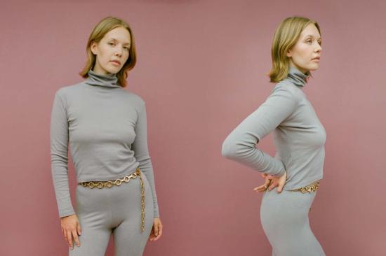  질 로드리게즈 긴팔 티셔츠 길 로드리게즈 터틀넥 긴팔 벨뷰 티셔츠 - GIL RODRIGUEZ