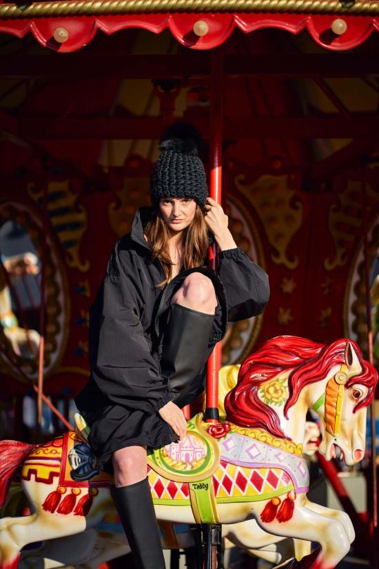  미샤램퍼트 모자 미샤 램퍼트 다크 그레이 비니 폼스터 + 그래파이트 Xl 폼 - MISCHA LAMPERT