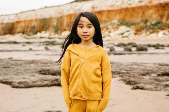  [키즈] Vild House of Little 풀오버 키즈 빌드 하우스 오브 리틀 오가닉 니트 가디건 샌드스톤 - OTHER BRANDS