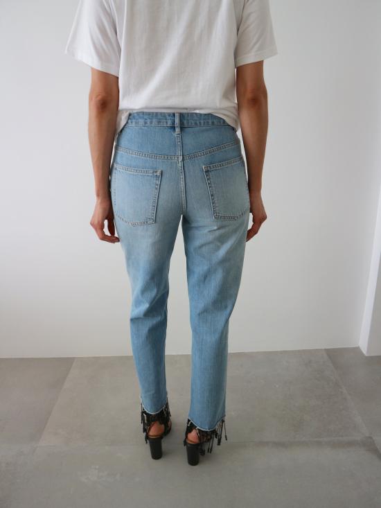  Ashley Williams 데님 팬츠 애슐리 윌리엄스 비즈 장식 클래식 진 라이트 데님 - OTHER BRANDS