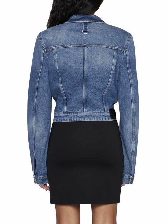  오프화이트 데님 자켓 재킷 블루 - OFF WHITE