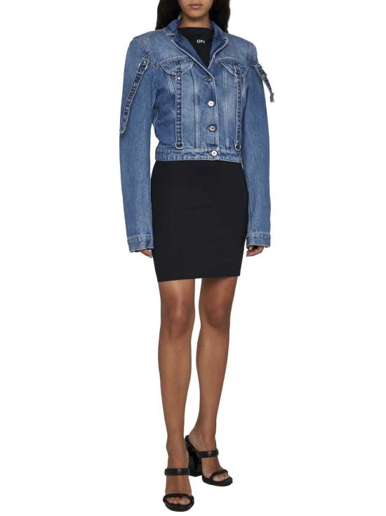  오프화이트 데님 자켓 재킷 블루 - OFF WHITE