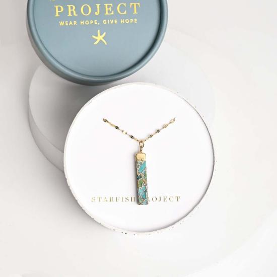  스타피쉬 프로젝트 목걸이/팬던트 브레이든 터쿼이즈 펜던트 목걸이 - STARFISH PROJECT