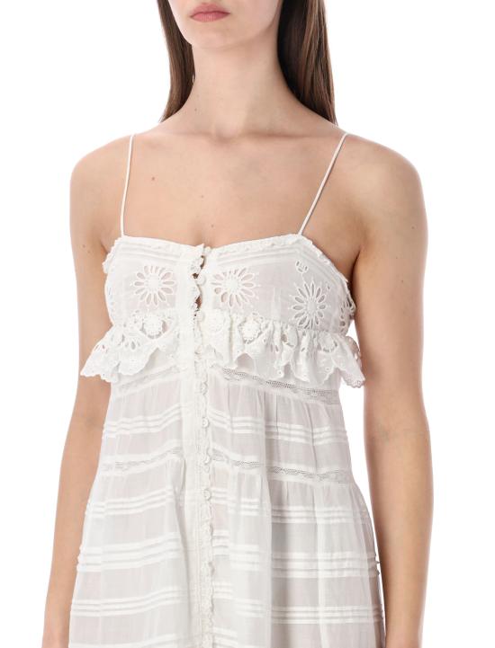 26SS 이자벨마랑에뚜왈 미디 원피스 RO0951FAD1J05E 20WH Bianco - ISABEL MARANT ETOILE