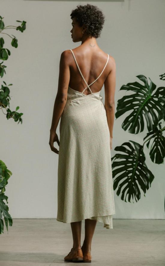  Carleen 롱 원피스 칼린 클레어 랩 드레스 - CARLEEN