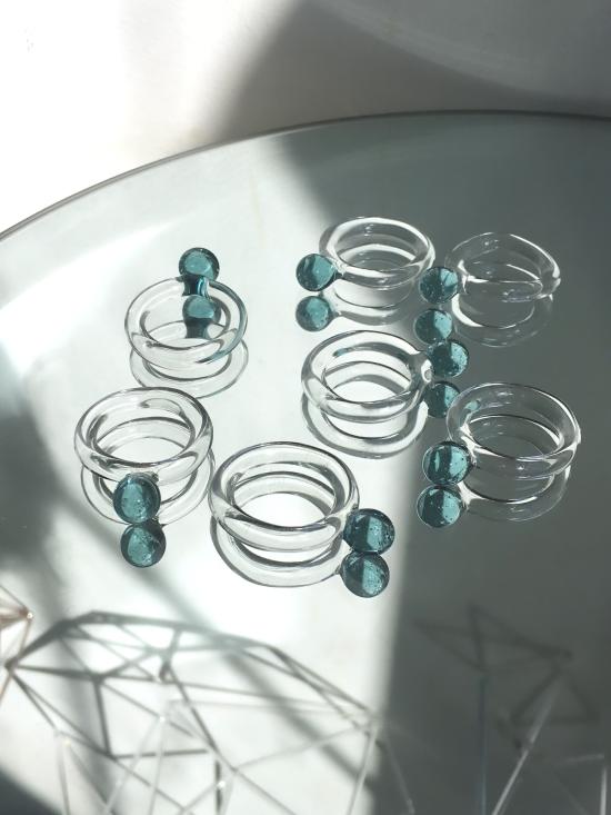  제인 다렌스부르그 반지 제인 다렌스버그 빙하 블루닷 링 - JANE DARENSBOURG